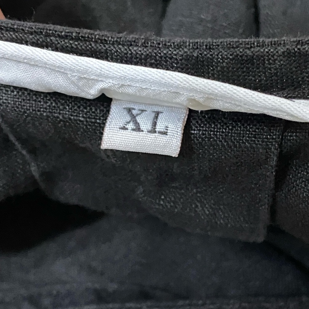 Bryn Walker Fran Linen Bell Sleeve Top Black - Picture 5 of 6